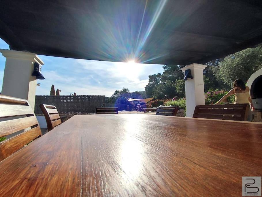 Casa Can Lluc Con Piscina, Jardin Y Vista Al Campo Sant Miquel de Balansat Екстериор снимка