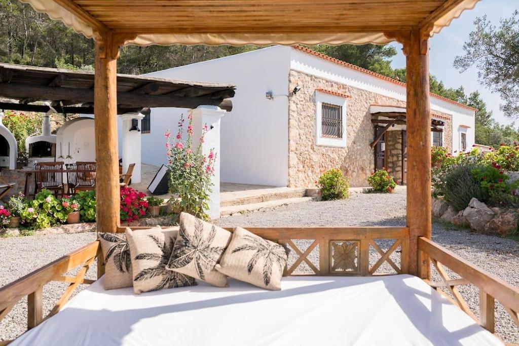 Casa Can Lluc Con Piscina, Jardin Y Vista Al Campo Sant Miquel de Balansat Екстериор снимка