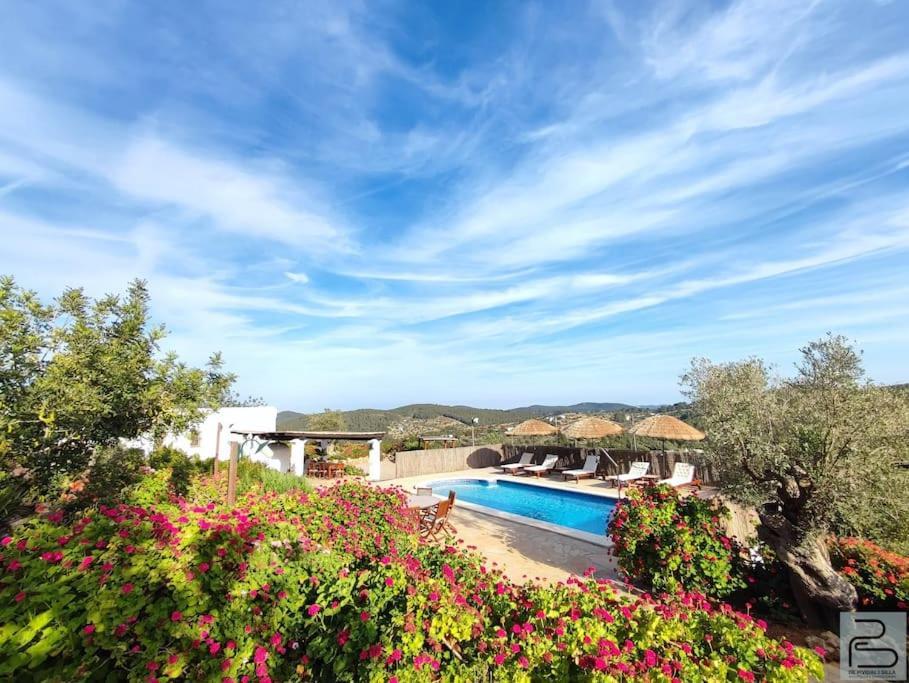 Casa Can Lluc Con Piscina, Jardin Y Vista Al Campo Sant Miquel de Balansat Екстериор снимка