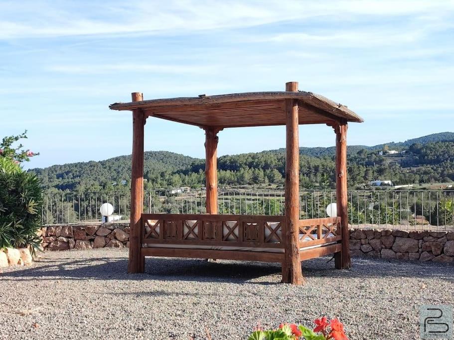 Casa Can Lluc Con Piscina, Jardin Y Vista Al Campo Sant Miquel de Balansat Екстериор снимка