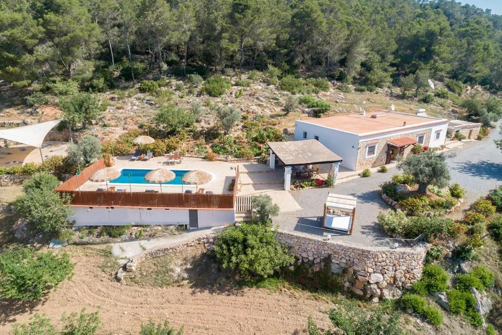 Casa Can Lluc Con Piscina, Jardin Y Vista Al Campo Sant Miquel de Balansat Екстериор снимка