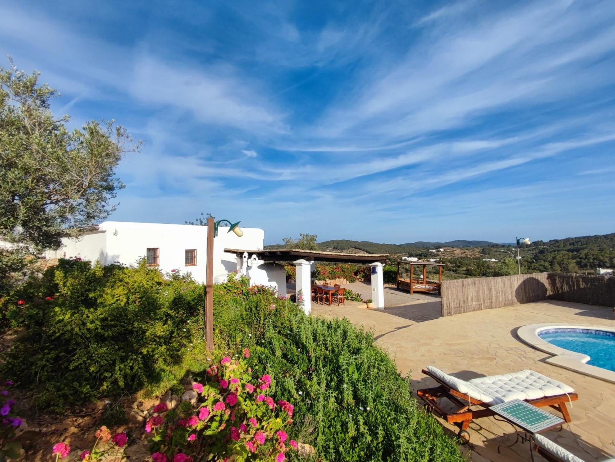 Casa Can Lluc Con Piscina, Jardin Y Vista Al Campo Sant Miquel de Balansat Екстериор снимка
