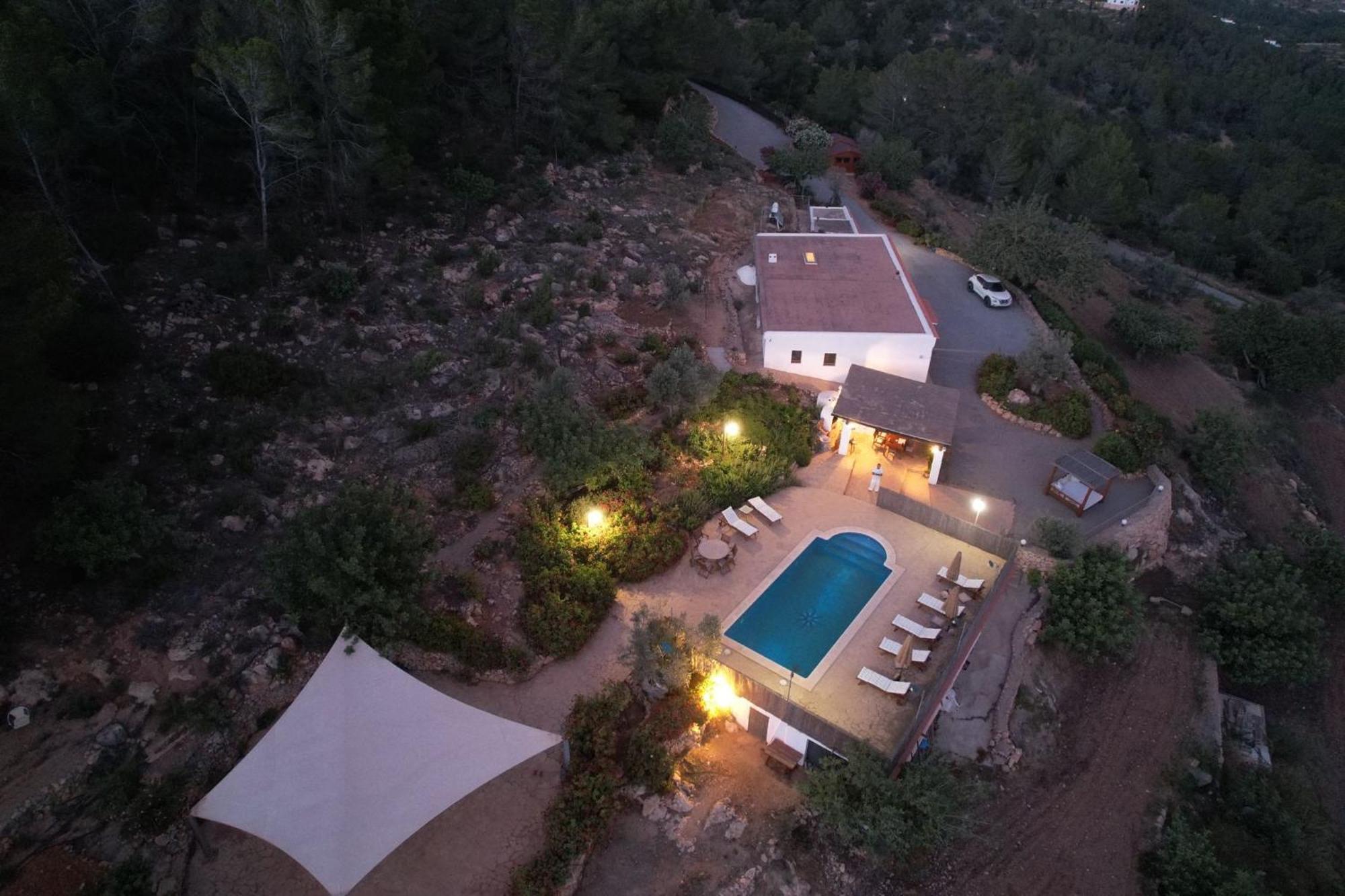 Casa Can Lluc Con Piscina, Jardin Y Vista Al Campo Sant Miquel de Balansat Екстериор снимка