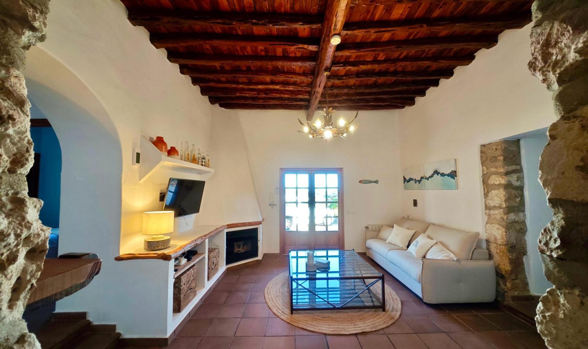 Casa Can Lluc Con Piscina, Jardin Y Vista Al Campo Sant Miquel de Balansat Екстериор снимка