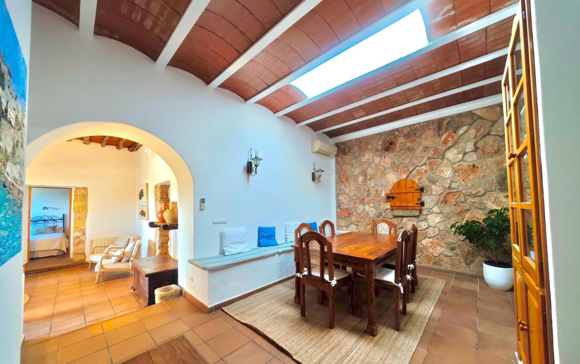 Casa Can Lluc Con Piscina, Jardin Y Vista Al Campo Sant Miquel de Balansat Екстериор снимка