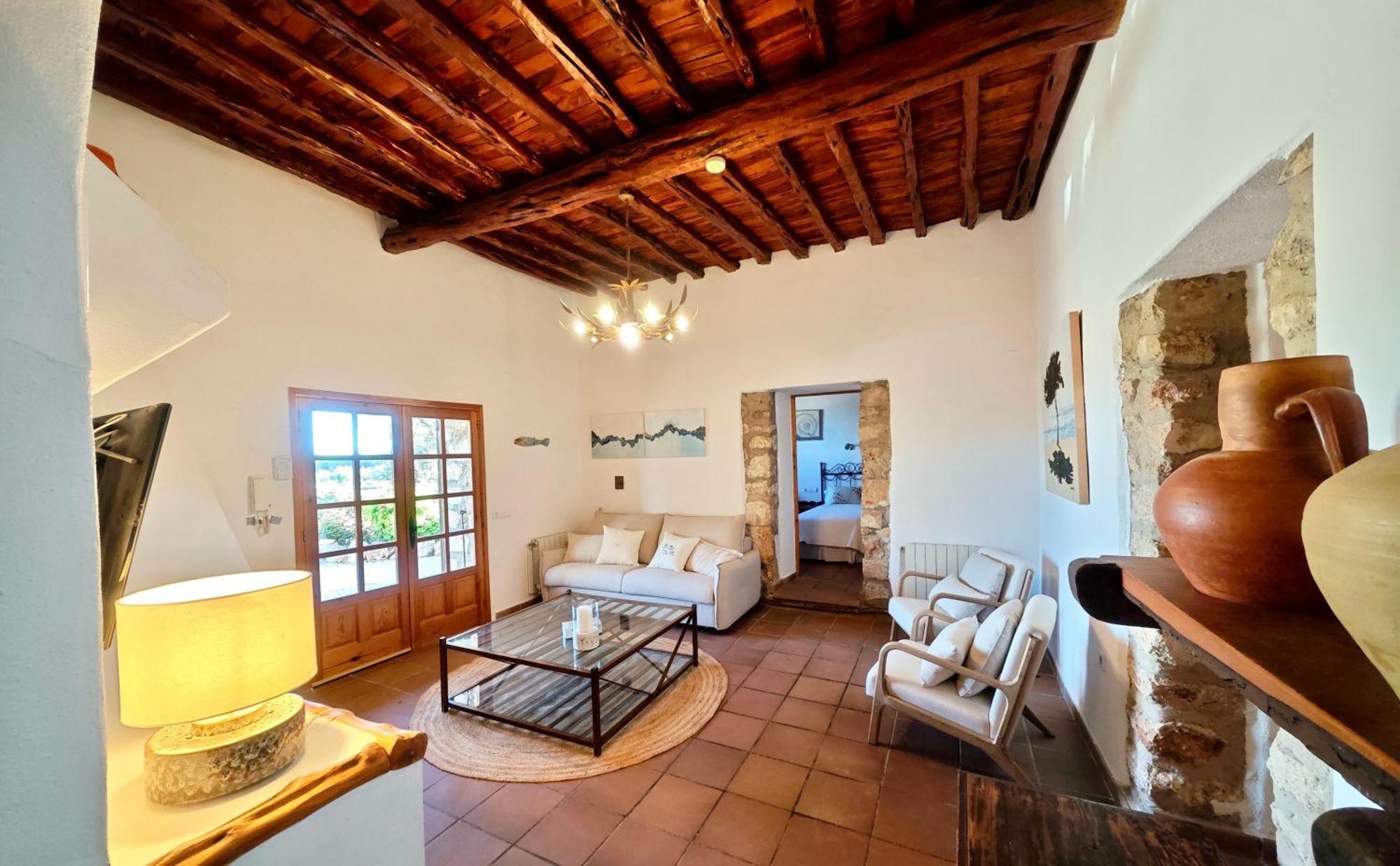 Casa Can Lluc Con Piscina, Jardin Y Vista Al Campo Sant Miquel de Balansat Екстериор снимка