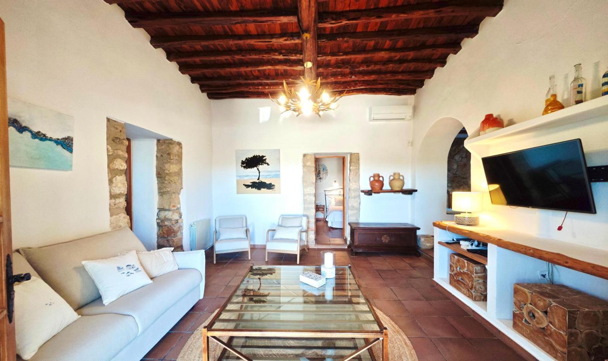 Casa Can Lluc Con Piscina, Jardin Y Vista Al Campo Sant Miquel de Balansat Екстериор снимка
