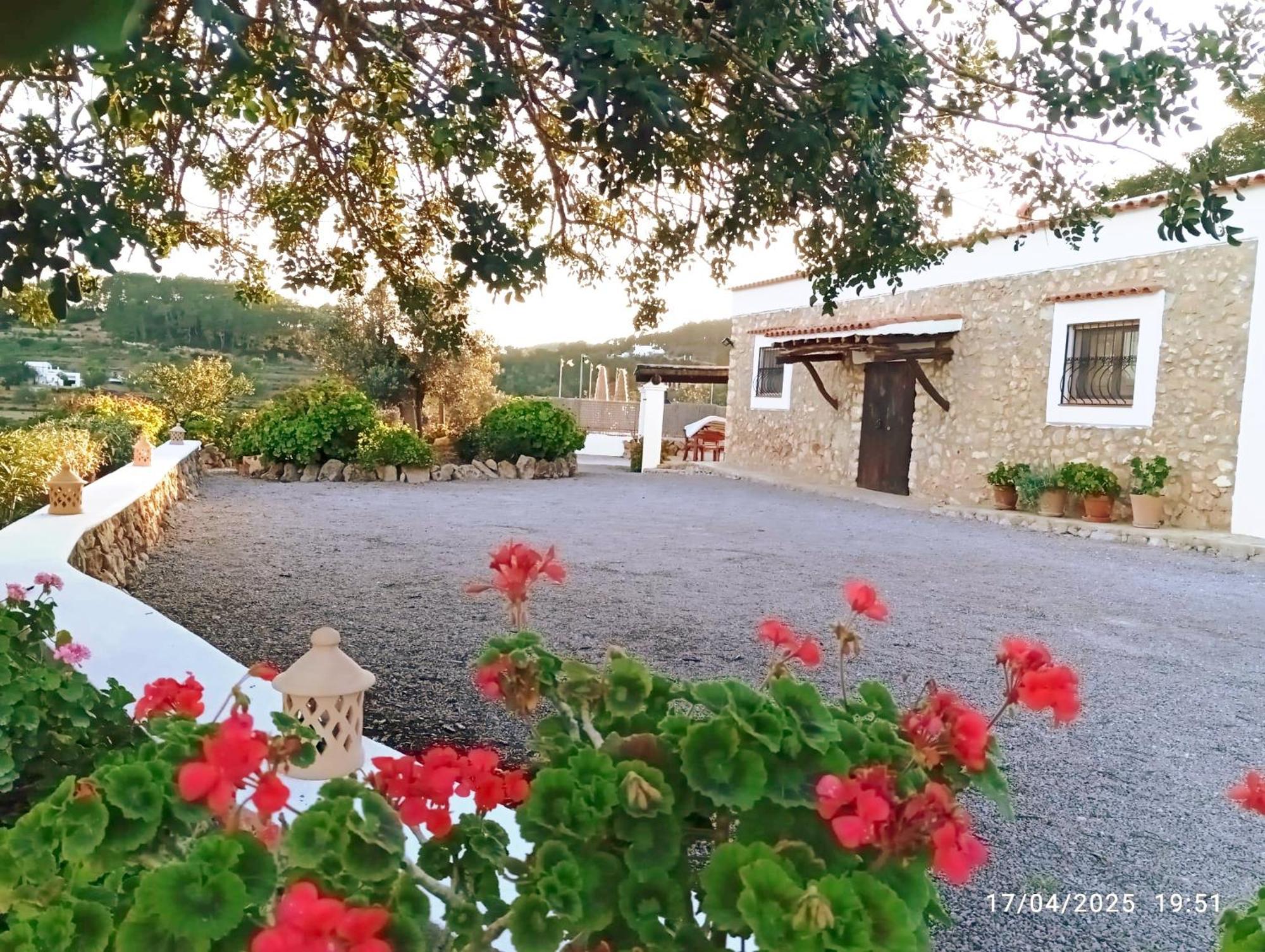 Casa Can Lluc Con Piscina, Jardin Y Vista Al Campo Sant Miquel de Balansat Екстериор снимка